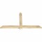 Ekena Millwork Eugene Rough Sawn Timber Gable Bracket, Douglas Fir, 60"W x 32"H x 2"D x 4"F, 13/12 Pitch GBW060X32X0204EUG00RDF - alternate 2